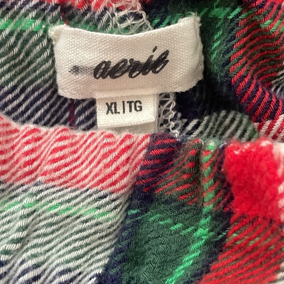 AERIE➕Flannel Skater Pajama Boxer NWT - Picture 5 of 8